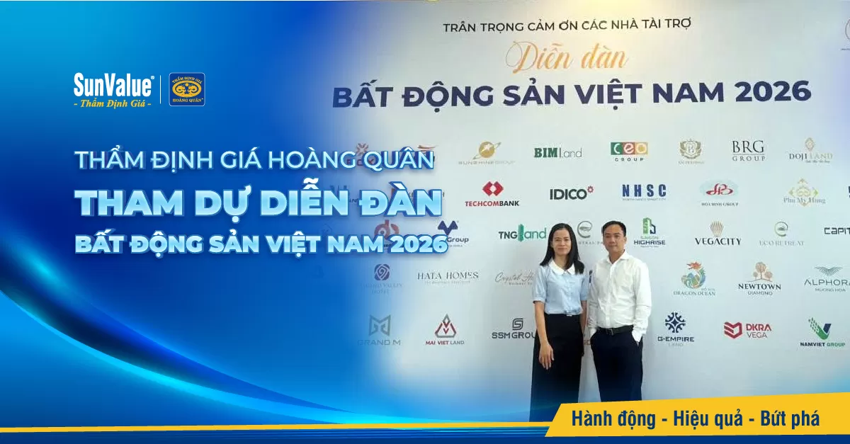 Thẩm định giá Hoàng Quân tham dự Diễn đàn Bất động sản Việt Nam 2026