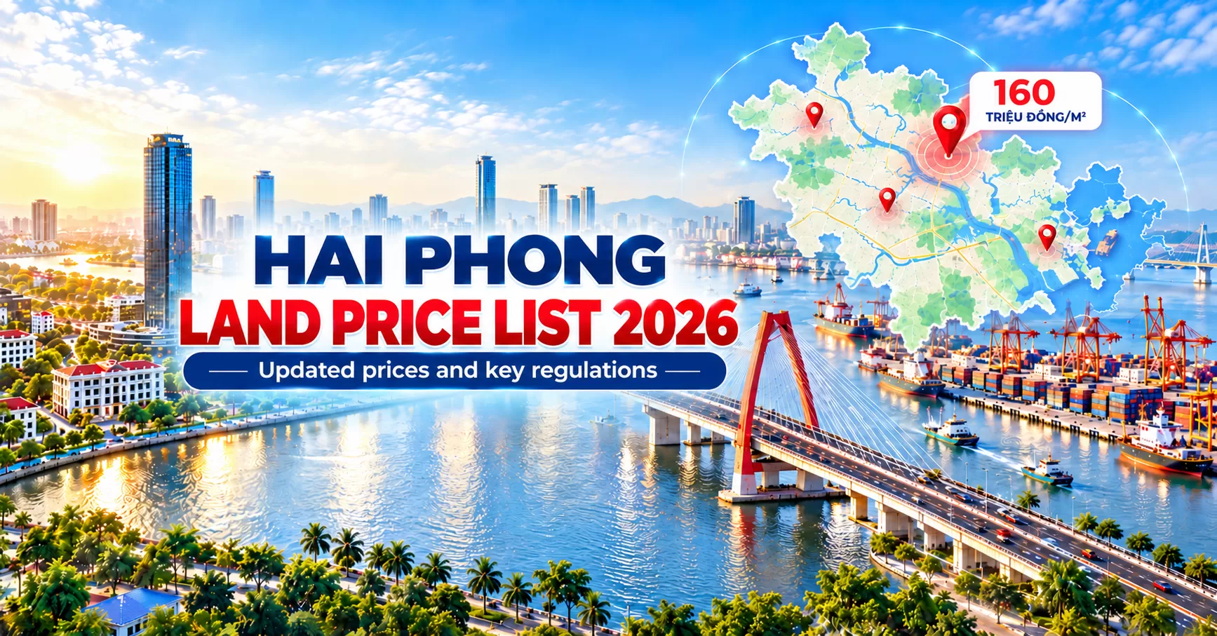 Bảng giá đất Hải Phòng 2026: Mức giá và quy định mới