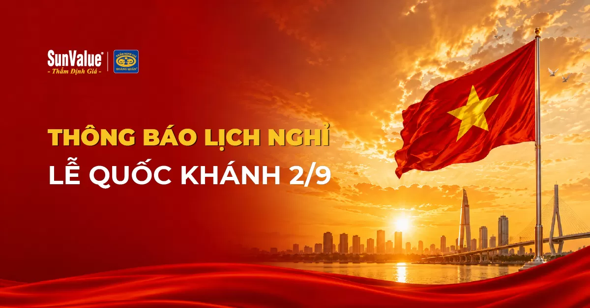 Lịch nghỉ Lễ Quốc khánh 2026 Thẩm định giá Hoàng Quân