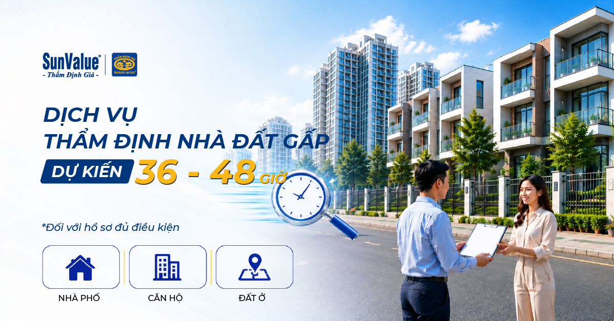 Thẩm định giá Hoàng Quân cung cấp dịch vụ thẩm định giá nhanh 36–48 giờ