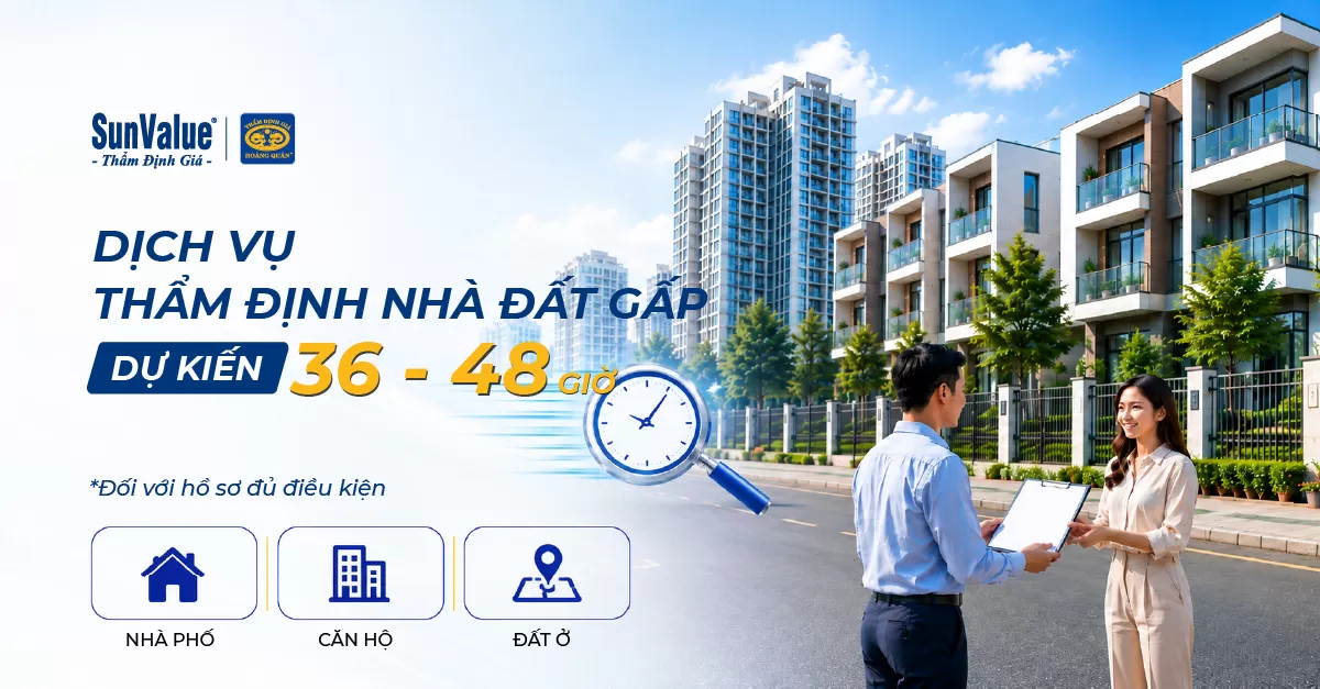 Thẩm định giá Hoàng Quân cung cấp dịch vụ thẩm định giá nhanh 36–48 giờ