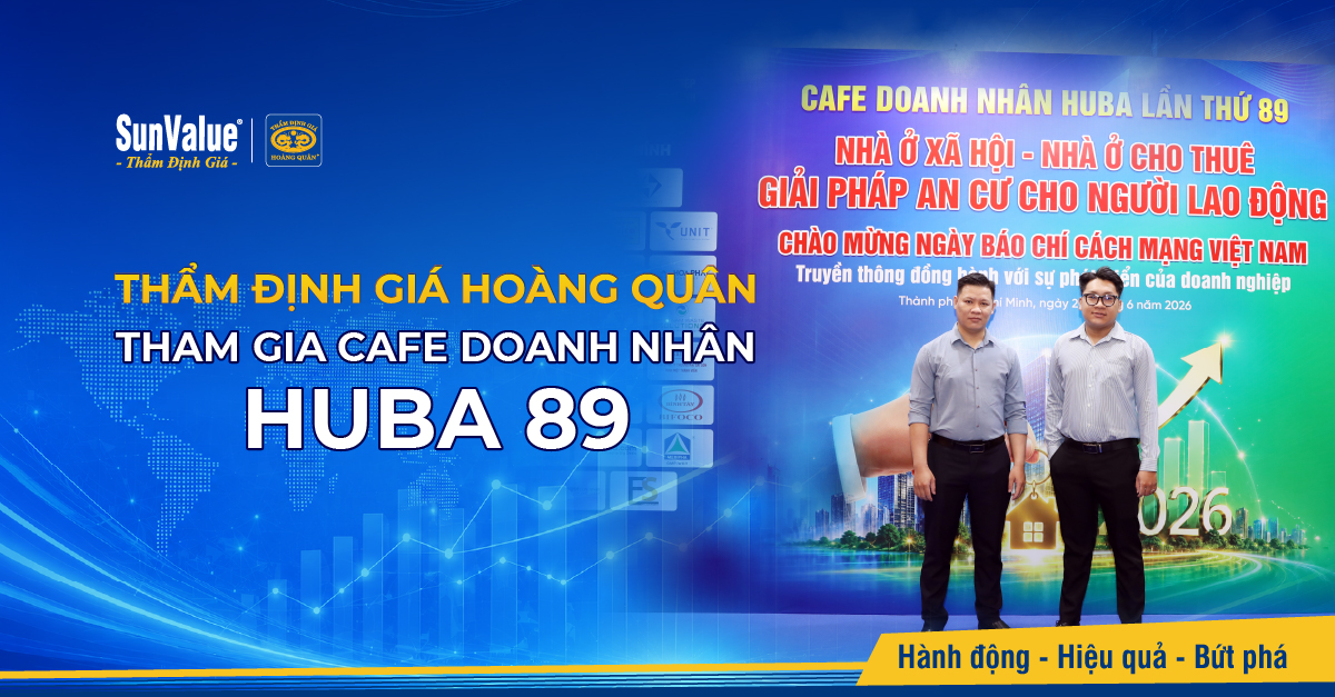 Thẩm định giá Hoàng Quân tham gia Cafe Doanh Nhân HUBA 89