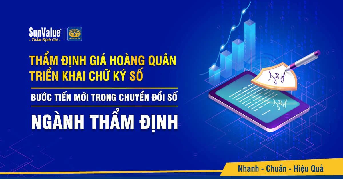 THẨM ĐỊNH GIÁ HOÀNG QUÂN TRIỂN KHAI CHỮ KÝ SỐ: BƯỚC TIẾN MỚI TRONG CHUYỂN ĐỔI SỐ NGÀNH THẨM ĐỊNH
