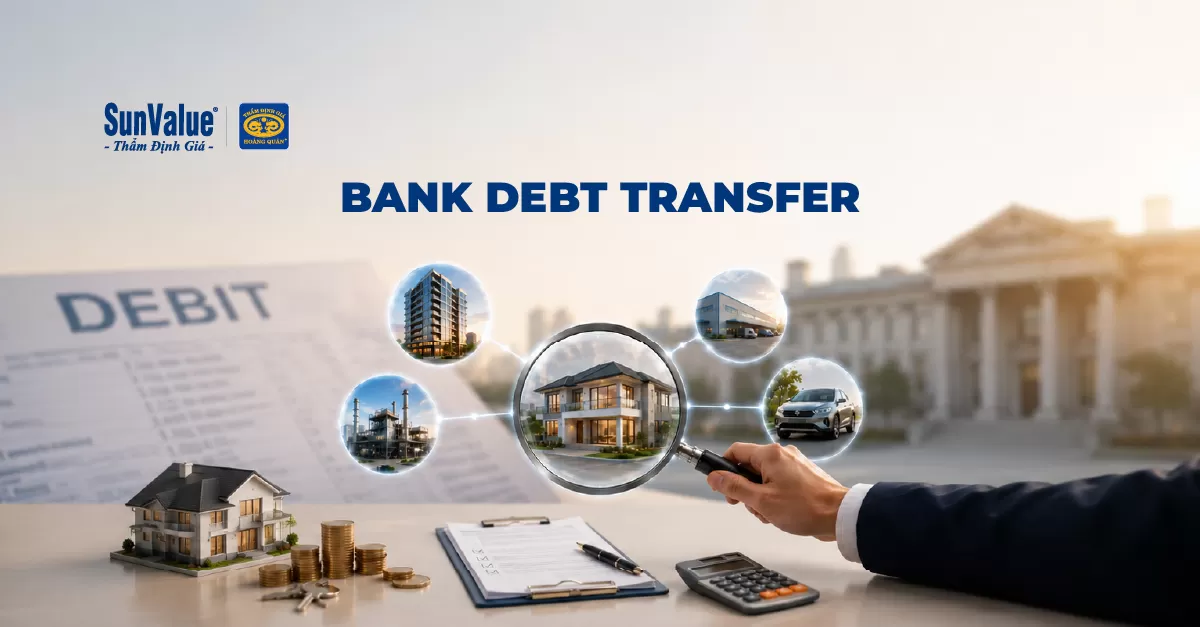 Thẩm định giá phục vụ chuyển nhượng khoản nợ ngân hàng
