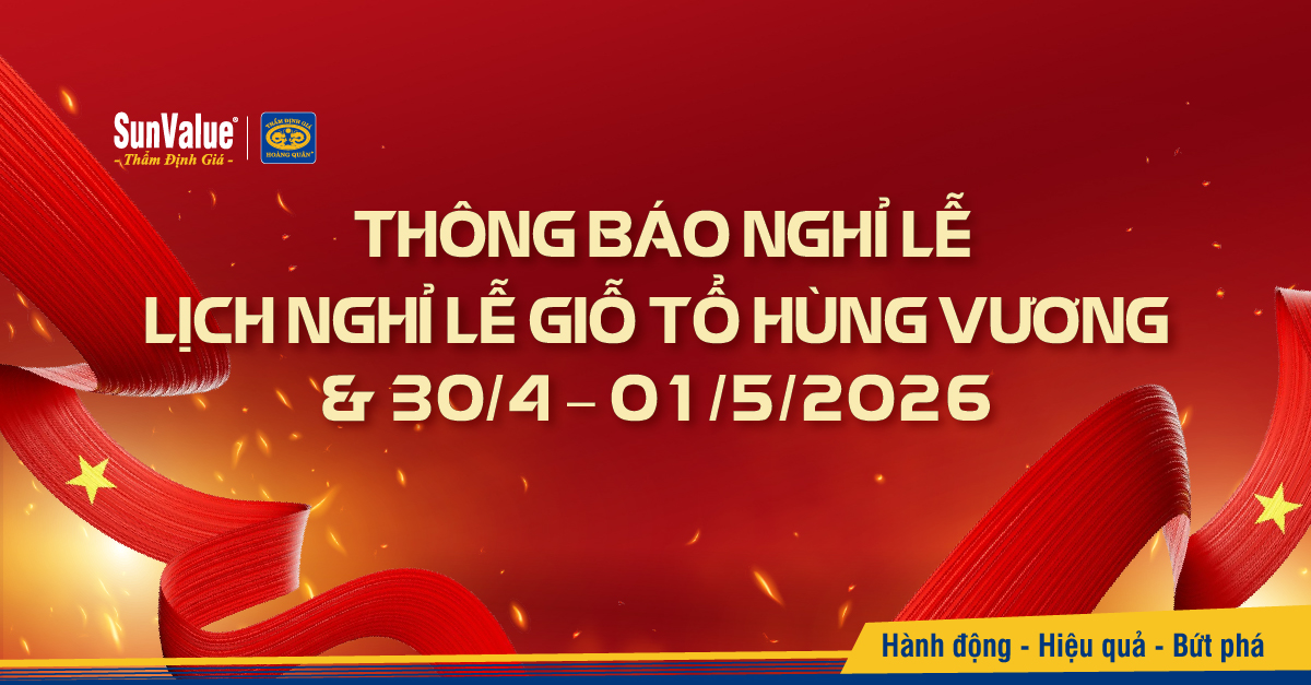 Thông báo lịch nghỉ lễ Giỗ Tổ Hùng Vương & 30/4 – 01/5/2026