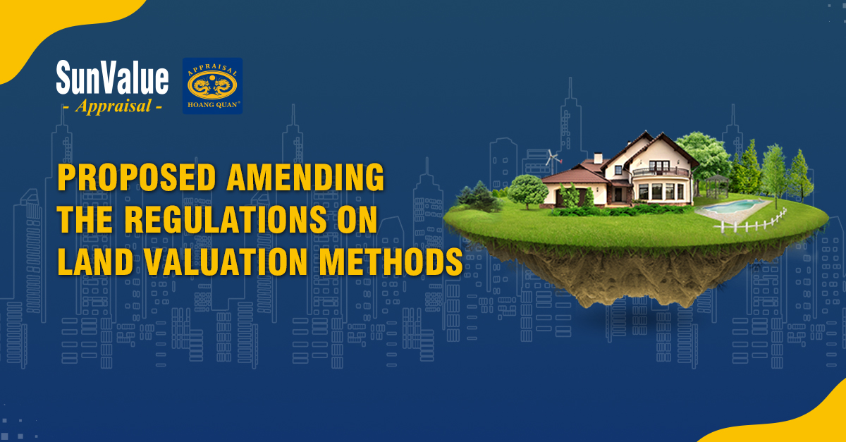 PROPOSED AMENDING THE REGULATIONS ON LAND VALUATION METHODS