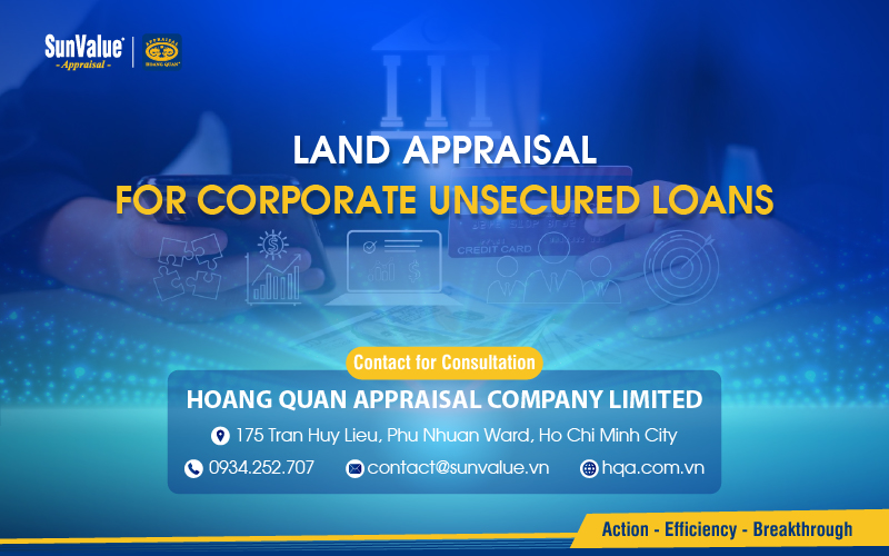 LAND APPRAISAL FOR CORPORATE UNSECURED LOANS