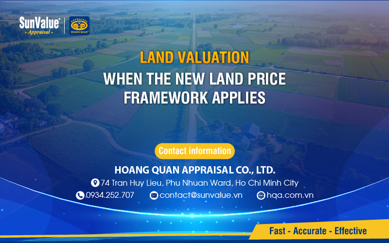 Hoang Quan Appraisal provides comprehensive land valuation solutions suitable in the context of changing land price frameworks