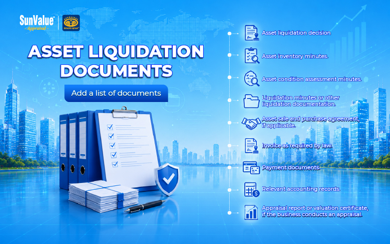 What documents are required for asset liquidation