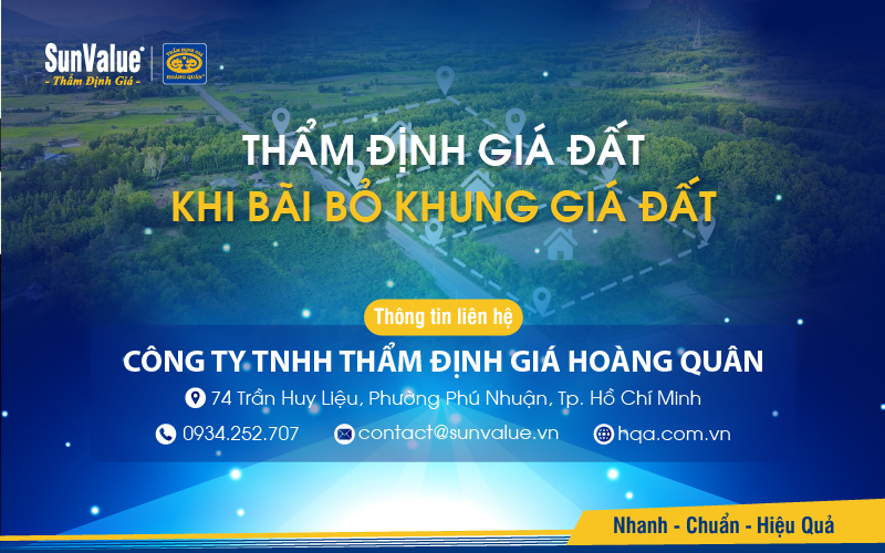 Thẩm định giá Hoàng Quân thẩm định giá đất chuẩn xác trong thời kỳ bỏ khung giá đất