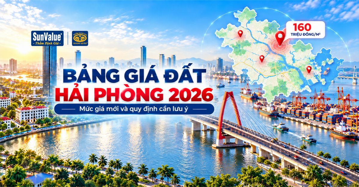 Bảng giá đất Hải Phòng 2026 và các quy định mới
