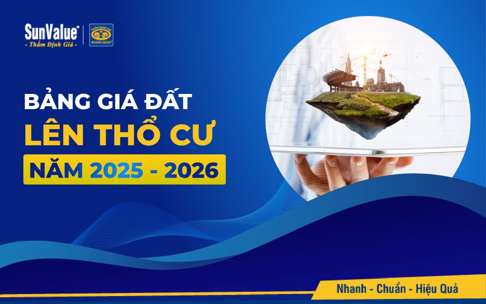 Bảng giá đất lên thổ cư năm 2025 – 2026
