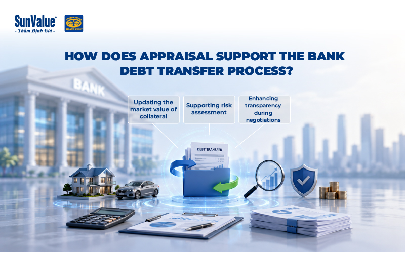 how does appraisal support the bank debt transfer process?