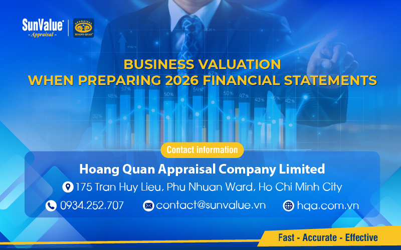 Business valuation  when preparing 2026 financial statements