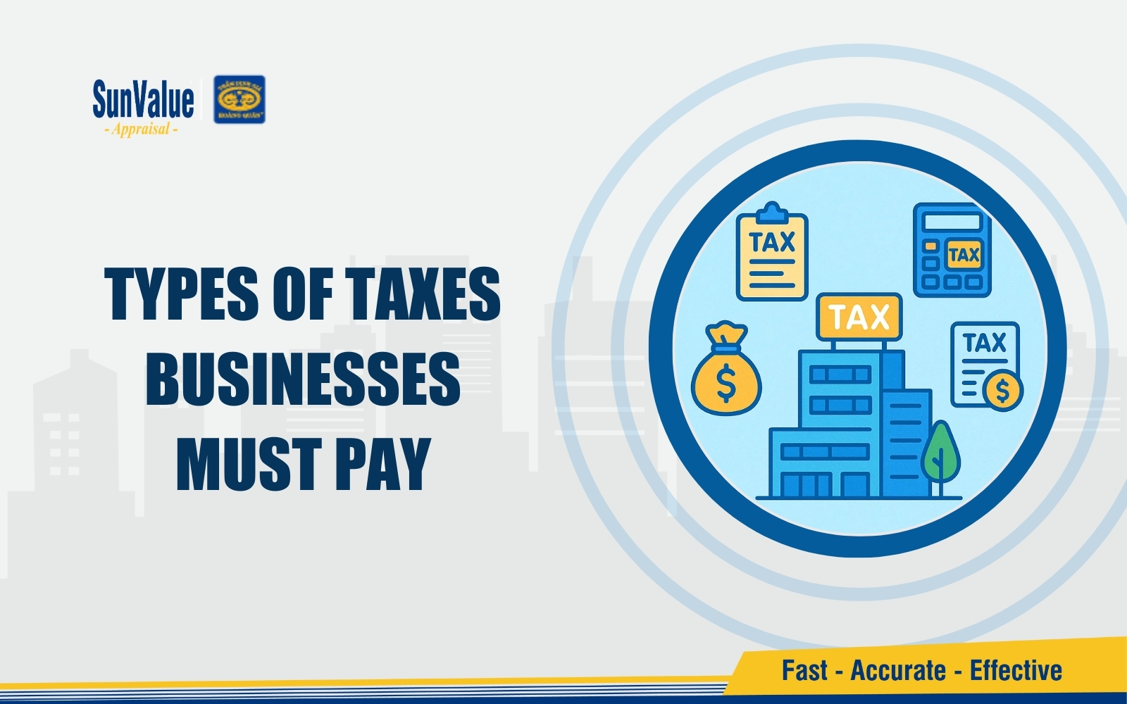 Types of taxes businesses must pay in 2025
