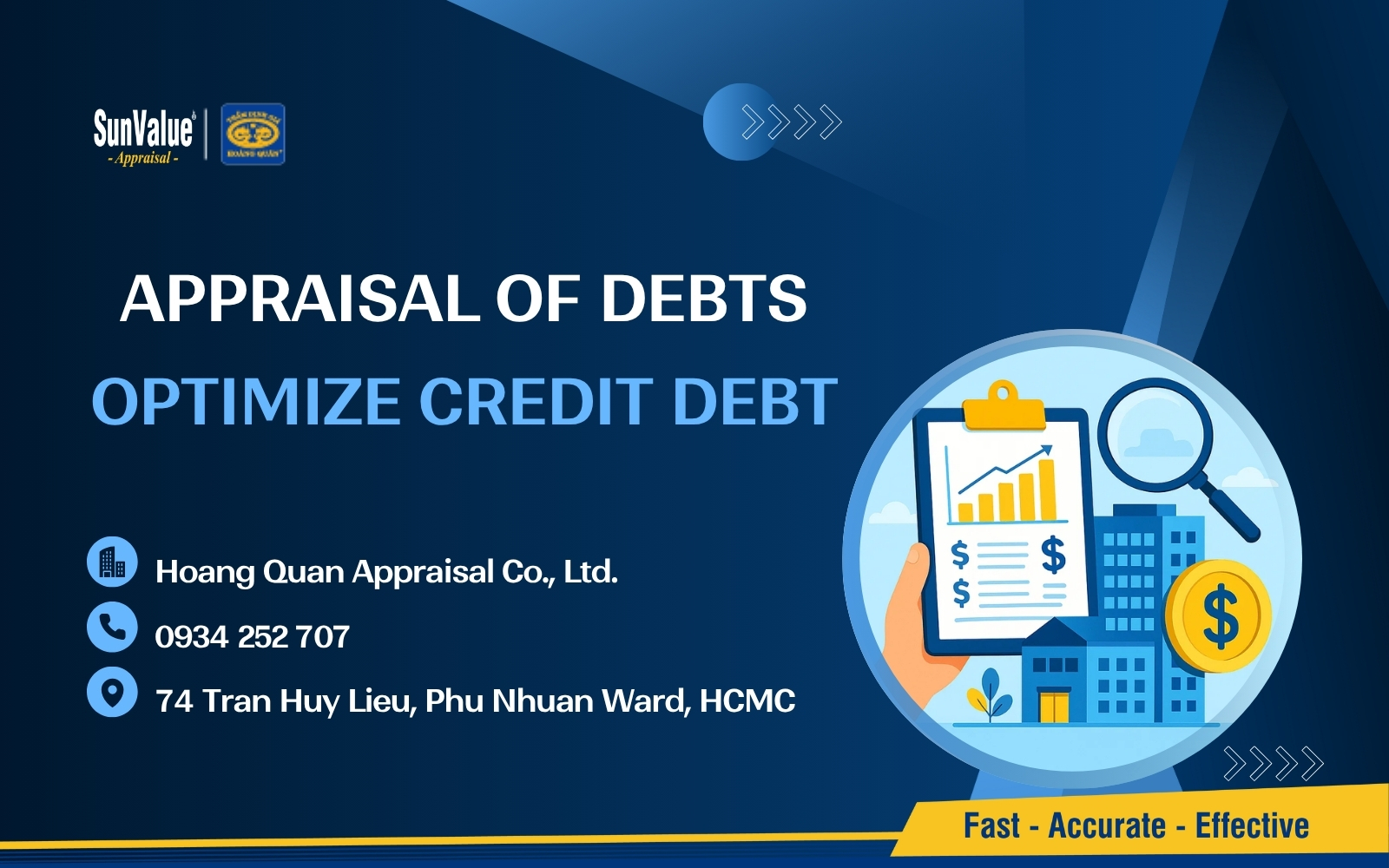Hoang Quan Appraisal – Optimal solutions for effective credit debt handling