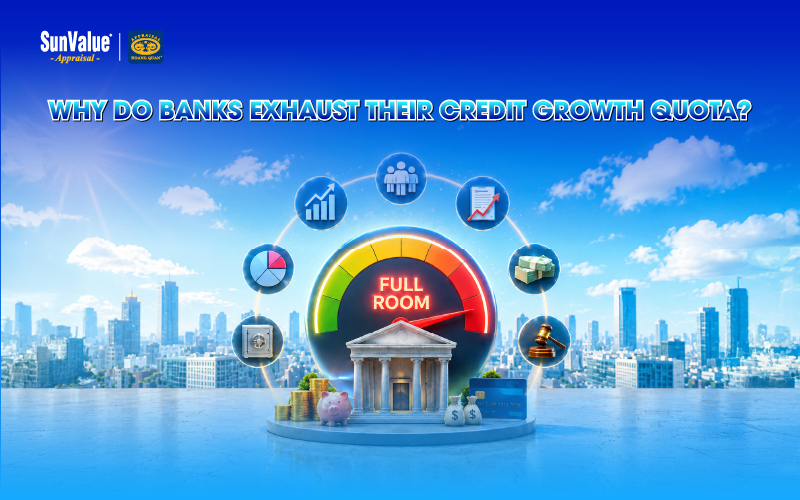 Why do banks frequently exhaust their credit growth quota