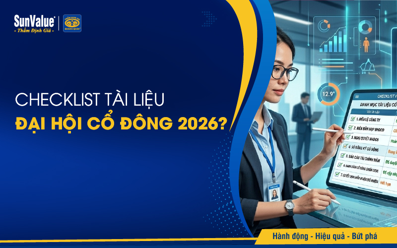 Checklist tài liệu đại hội cổ đông 2026 chuẩn chỉnh