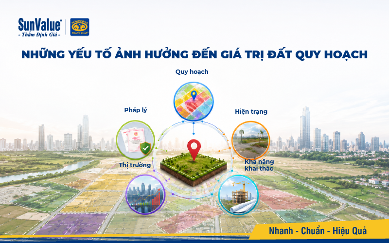 Những yếu tố ảnh hưởng đến giá trị đất nằm trong quy hoạch