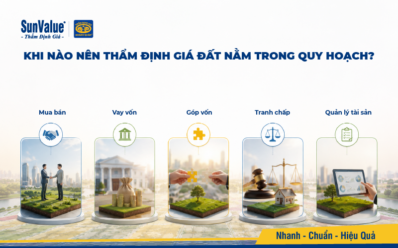 Khi nào nên thực hiện thẩm định giá đối với đất nằm trong quy hoạch