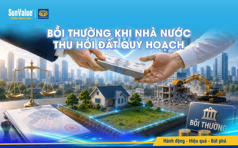 Bồi thường khi Nhà nước thu hồi đất quy hoạch