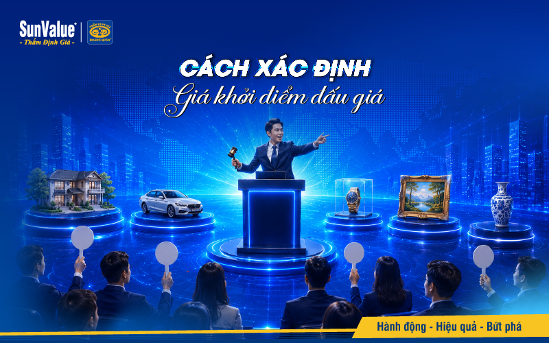 Cách xác định giá khởi điểm đấu giá