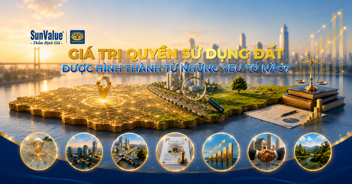 Giá trị quyền sử dụng đất là vấn đề được quan tâm khi thực hiện các giao dịch liên quan đến đất đai