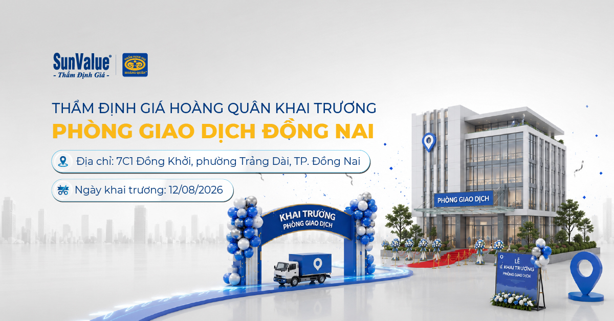 Thẩm định giá Hoàng Quân khai trương Phòng giao dịch Đồng Nai