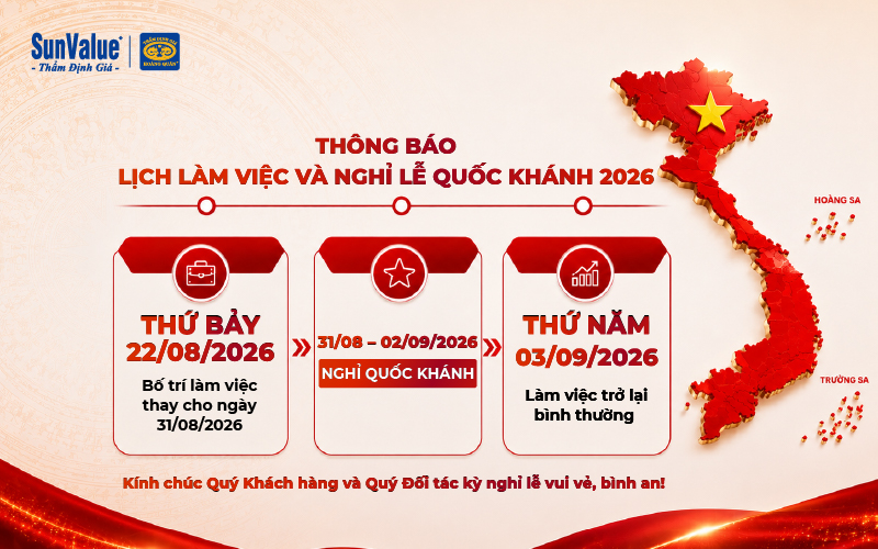 Lịch làm việc và nghỉ Lễ Quốc khánh năm 2026
