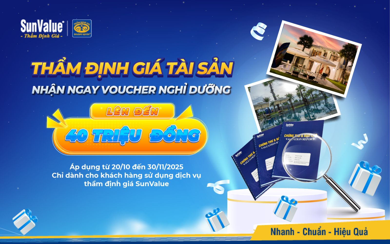 Ưu đãi tri ân – Nghỉ dưỡng miễn phí cho khách hàng sử dụng dịch vụ
