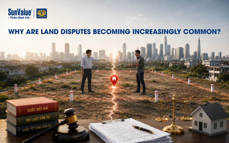 why are land disputes becoming increasingly common?