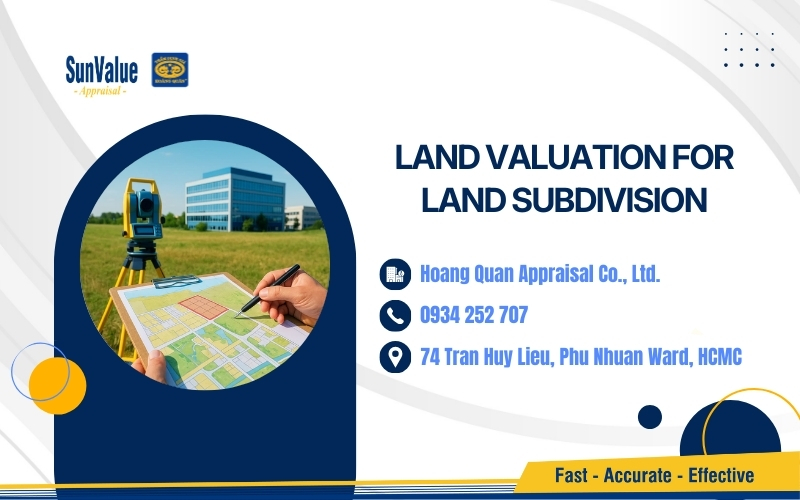 Land valuation – An indispensable step before land subdivision
