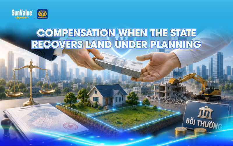 compensation when the state recovers land under planning