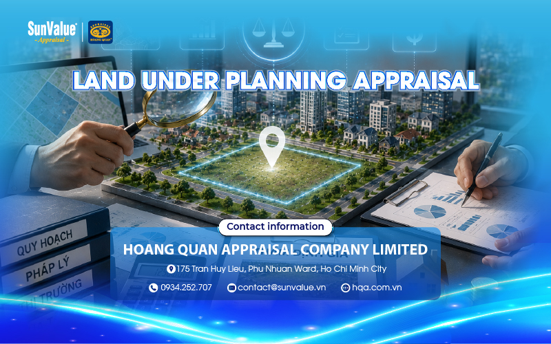 land under planning appraisal