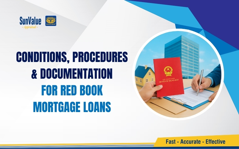 Conditions, procedures and documentation for Red Book mortgage loans