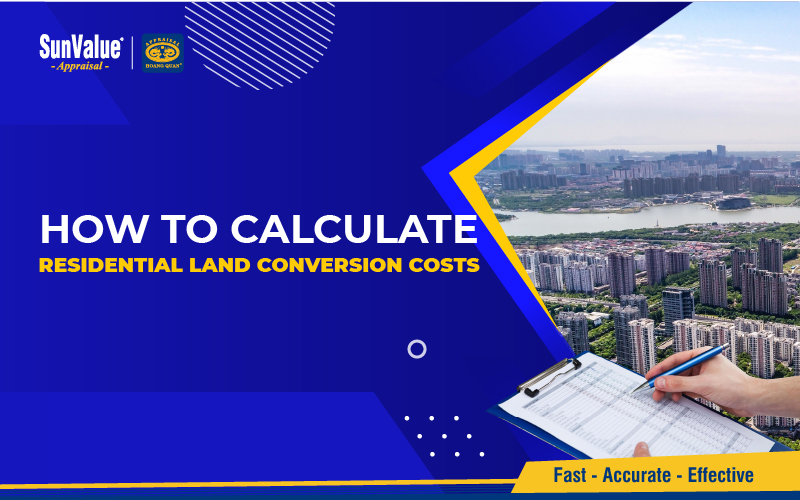 How much does residential land conversion cost