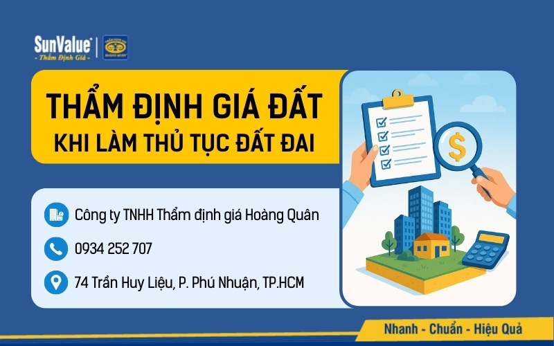 Thẩm định giá Hoàng Quân cung cấp dịch vụ thẩm định chuyên nghiệp