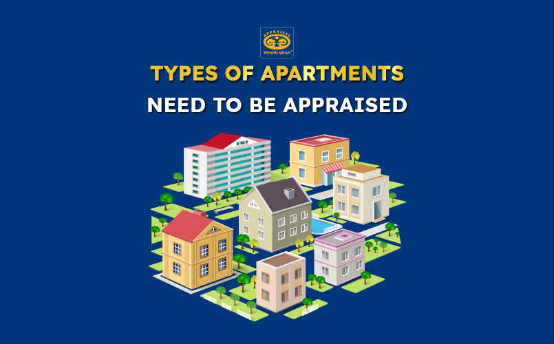 Types of apartments need to be appraised