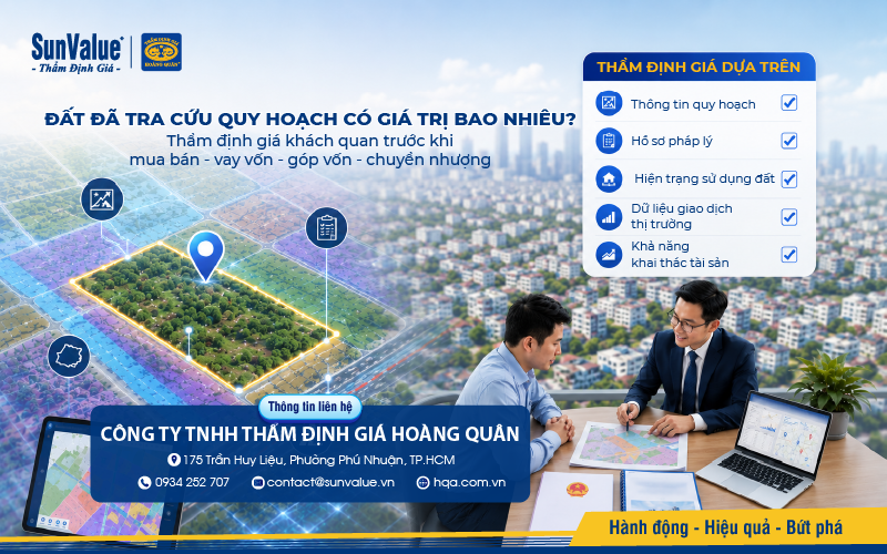Thẩm định giá Hoàng Quân cung cấp dịch vụ thẩm định giá đối với nhà ở, đất ở, đất thương mại, dự án