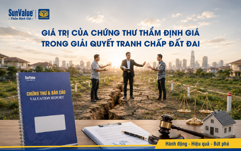 Chứng thư thẩm định giá có giá trị như thế nào trong giải quyết tranh chấp