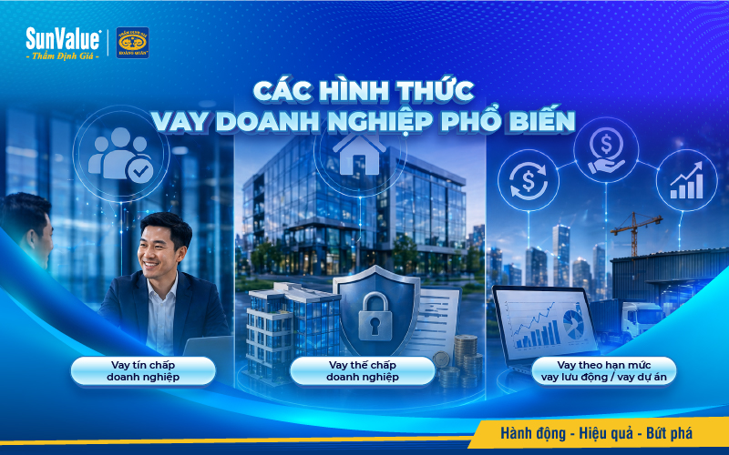 Các hình thức vay doanh nghiệp phổ biến